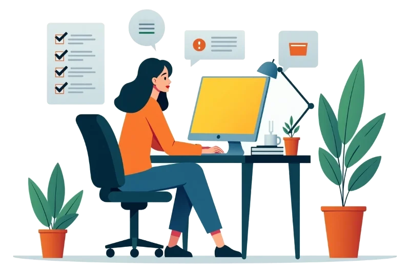 Unterstützendes Visual für Projektarbeit und Design-Reviews